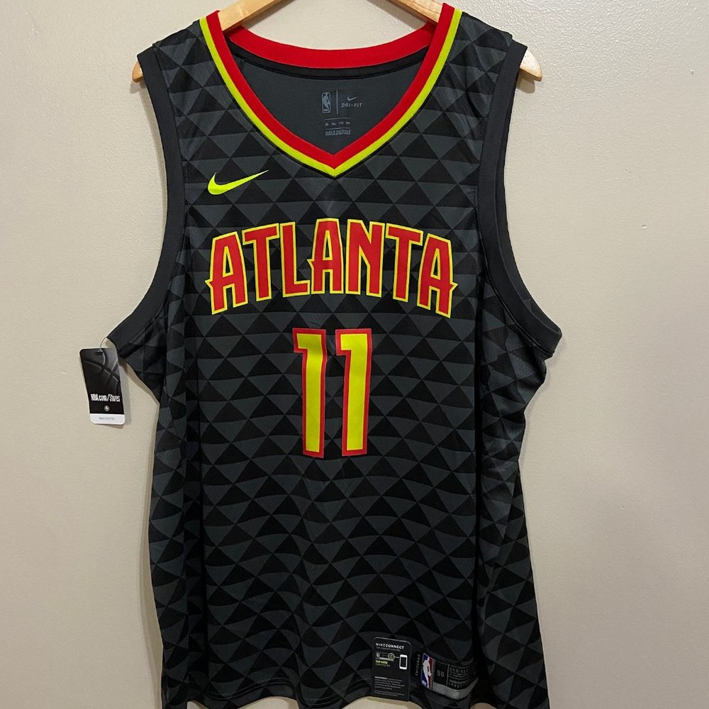 Nike NBA Trae Young Atlanta Hawks Swingman Jersey 864457-017 Men Size NEW